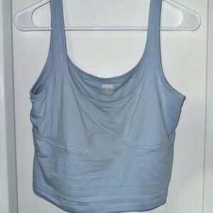 PINK Victoria's Secret Light Blue Crop Top
